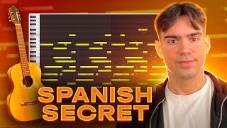 The SECRET To Making Spanish Guitar Beats FL Studio 21 [upl. by Nodnnarb]