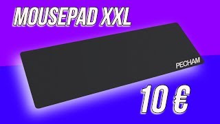 MIGLIOR TAPPETINO MOUSE ECONOMICO  Recensione e Gameplay Test Pecham Mousepad XXL [upl. by Amlev]