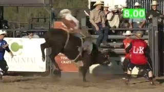 Matt Werries rides Thunderbolt for 88 points PBR [upl. by Atikihs]