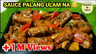 Gawin ito sa Pork Spare Ribs Sobrang Sarap Sauce Palang Ulam na  Must Try [upl. by Ardnohs306]