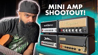 MINI AMP SHOOTOUT SLO Mini vs Friedman BE Mini vs Bogner Ecstacy Mini vs Diezel VH Micro [upl. by Armalda]