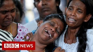 Sri Lanka mourns deaths following Easter Sunday attacks  BBC News [upl. by Adlog]