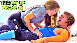 INSANE THROW UP PRANK ON BOYFRIEND [upl. by Munshi]