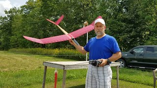 CHRYSALIS Flying my 60quot Hand Launch Glider [upl. by Werda431]