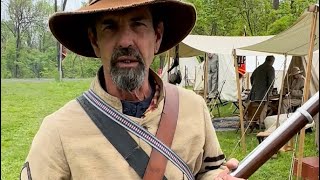 Uniform and Camp of a Confederate Soldier [upl. by Anyak]