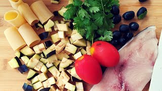 Paccheri con pesce spada e melanzane [upl. by Anyek]