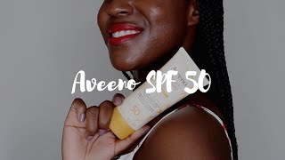 Aveeno Hydrate and Protect SPF 50  Sunscreen for Dark Skin  Lakisha Adams [upl. by Ramyar]