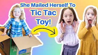 We Mailed Ourselves To Tic Tac Toy [upl. by Featherstone271]