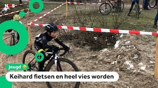 Veldrijden steeds populairder bij kinderen [upl. by Yenalem]