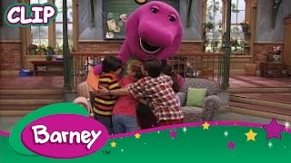 Barney  Barney Shares a Hug with Selena Gomez [upl. by Balduin]