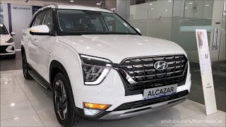 Hyundai Alcazar Turbo DCT GDi Signature O 2023 ₹21 lakh  Reallife review [upl. by Nole]