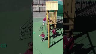 Tintagel Play Tower primaryschool playground [upl. by Aleacem]