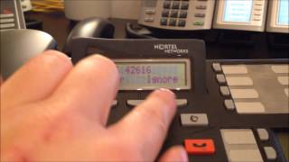 Nortel T7316 Digital Phone [upl. by Notniuqal]