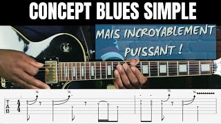 UTILISEZ LA GAMME MAJEURE ET MINEURE PENTATONIQUE DANS VOS IMPROVISATIONS BLUES COURS DE GUITARE [upl. by Laraine]