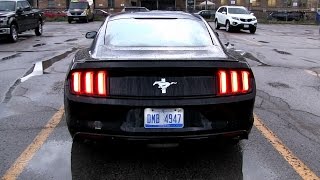 20162017 Ford Mustang 37L V6 300 HP Test Drive [upl. by Lupita19]