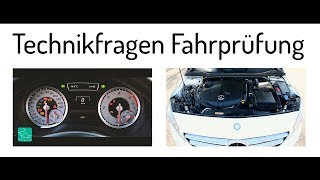 Technikfragen praktische Führerscheinprüfung  Sicherheitskontrolle Klasse B  Fahrprüfung [upl. by Centonze]