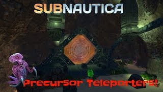 Precursor TELEPORT stations  Gun turning amp new animation  Subnautica News 28 [upl. by Aicul]