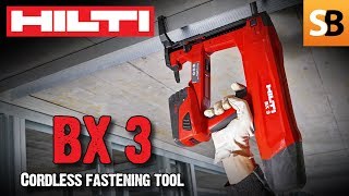 New Hilti BX 3 Cordless Direct Fastening Tool [upl. by Russel789]