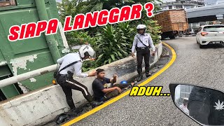 ACCIDENT LIVE DEPAN MATA  YAMAHA Y16ZR [upl. by Mikah713]