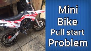 49cc mini bike recoil repair [upl. by Ishmul62]