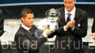 Cristiano Ronaldo Golden Ball Ballon dor 2008 [upl. by Daisie]