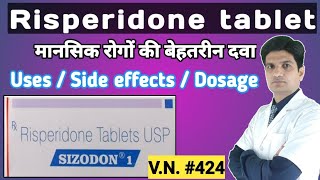 Risperidone tablet  Risperidone tablets 2mg  Risperidone tablets 2mg in hindi  Sizoodon tablet [upl. by Bogoch879]