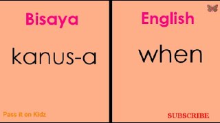 Basic Bisaya Questions with English Translation [upl. by Kcirdle54]