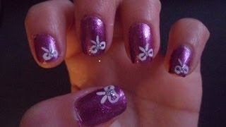 Video tutorial 5 Nail Art unghie Come fare un fiocchetto con lo smalto semplice e decorativowmv [upl. by Coleen526]