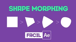 After Effects  Shape Morphing Fácil en solo 8 min [upl. by Anilasor]