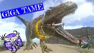 FINALLY TAMING A HIGH LEVEL GIGA  S1E45  ARK Survival Evolved Mobile [upl. by Enorahs720]