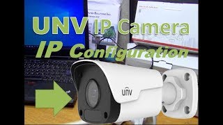 How To UNV Ip Camera Ip Change And Configuration [upl. by Devinna193]