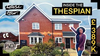 Touring A LOVELY 3 Bed £389K New Build House Tour UK  Bellway Homes The Thespian Show Home [upl. by Nohsad]