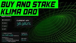 Best Way To Buy and Stake Klima DAO Tutorial [upl. by Gerty]