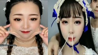 Crazy asian makeup transformationasian makeup removing compilation instagram 2020 [upl. by Irra268]