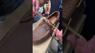 Adjustable Matching Tight Sperry Tassel Knots Expert Topsider Demo [upl. by Tulley]