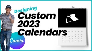 Designing Your Own 2023 Custom Calendar in Canva [upl. by Ramilahs155]