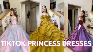 Best of Disney  Barbie Princess Dresses ✨ DIY Sewing Fashion TikTok Compilation [upl. by Sivehc492]