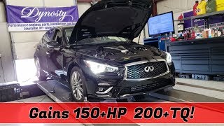 Infiniti Q50 Dyno Tuning Gains 150HP 200TQ [upl. by Alexio]