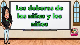 Clase Derechos y Deberes de los Niños [upl. by Geralda807]