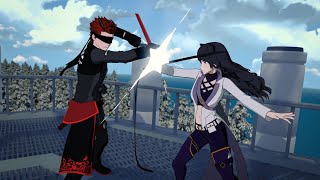 Amber vs CEM Full Fight RWBY Volume 3 [upl. by Ahsikyw]