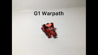 How to build a mini lego transformer G1 Warpath [upl. by Lleynod]