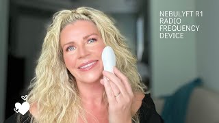 Nebulyft R1 Radio Frequency Device  Demo AlohaJennsBeautyBlog [upl. by Franzen741]