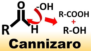 Réaction de Cannizzaro  Principe et mécanisme [upl. by Anaihr762]