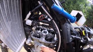 KTM 350 EXCF Valve Clearance Check [upl. by Assillam]