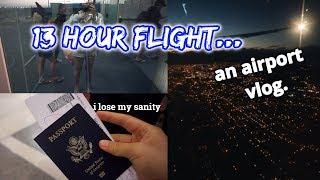 LAX at 12 am i am not stable airport vlog  Vanessa Nagoya [upl. by Atnes]