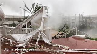 Hurricane Maria video from El Conquistador Hotel in Fajardo Puerto Rico [upl. by Alayne147]