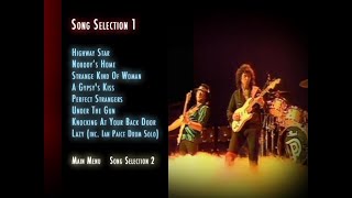 Deep Purple DVD Menu  Perfect Strangers  Highway Star  Child In Time [upl. by Trow261]