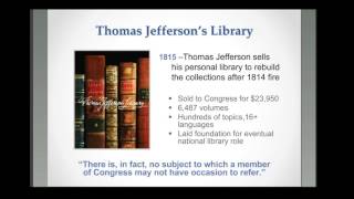 Jeffersons Legacy A Brief History of the Library of Congress [upl. by Ephrayim419]