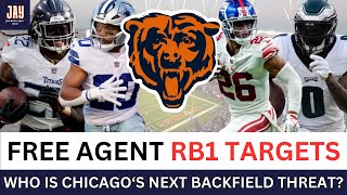 Chicago Bears TOP FREE AGENT RB1 TARGETS for 2024 [upl. by Aneala]