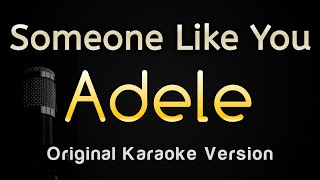 Someone Like You  Adele Karaoke Songs With Lyrics [upl. by Platto581]